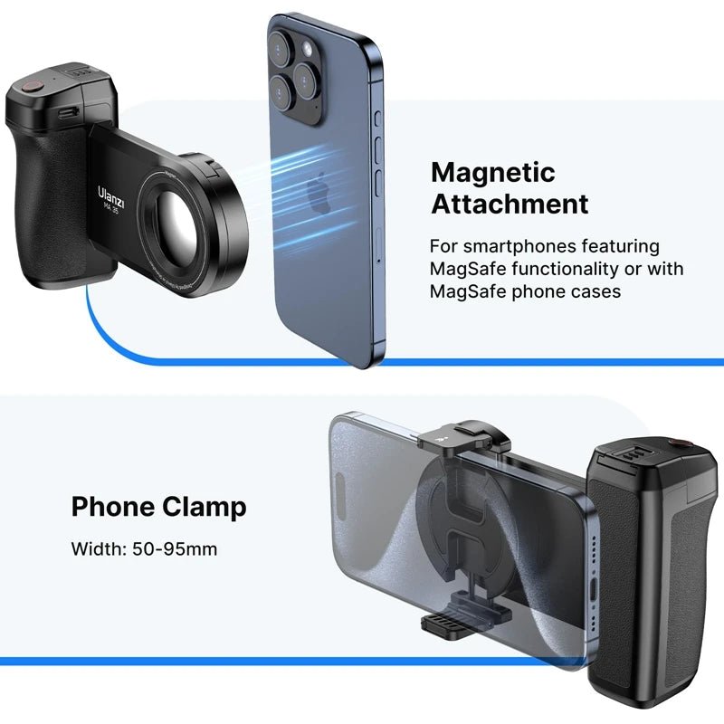 MagSafe Bluetooth Smartphone Camera Shutter and Grip - My Store