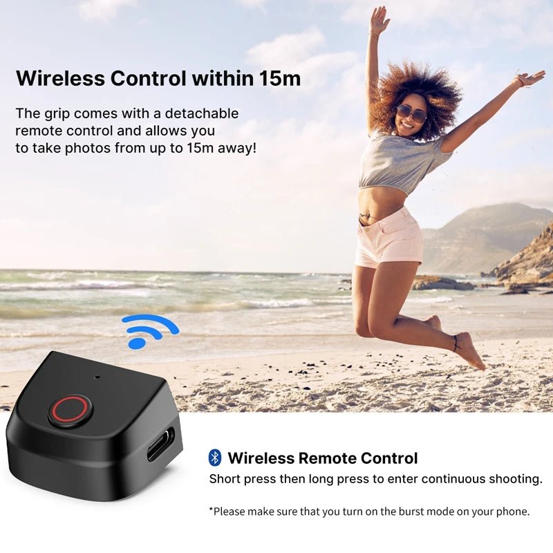 MagSafe Bluetooth Smartphone Camera Shutter and Grip - My Store